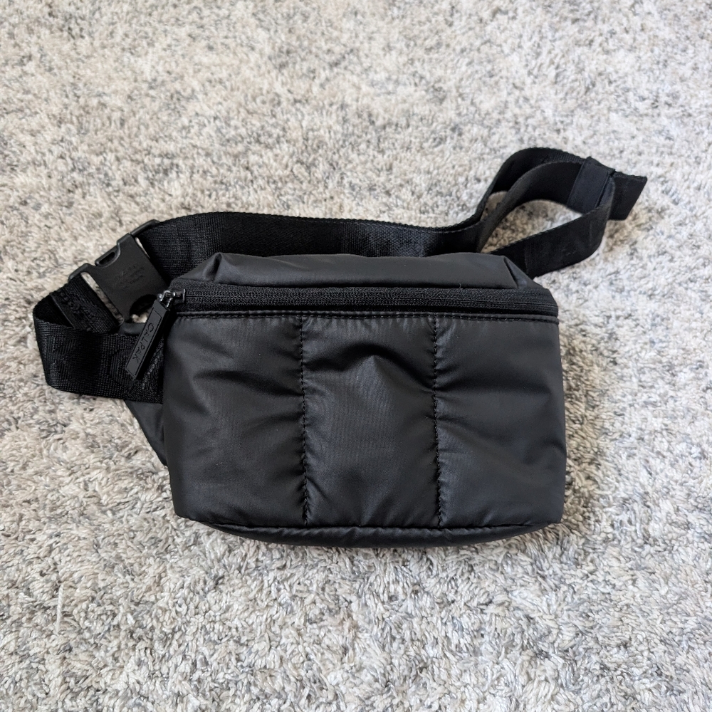 Calpak Black Quilted Belt Bag
